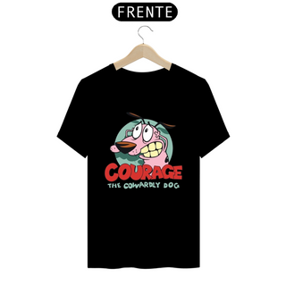 T-Shirt Prime - Coleção Nostalgia - Coragem o cão covarde