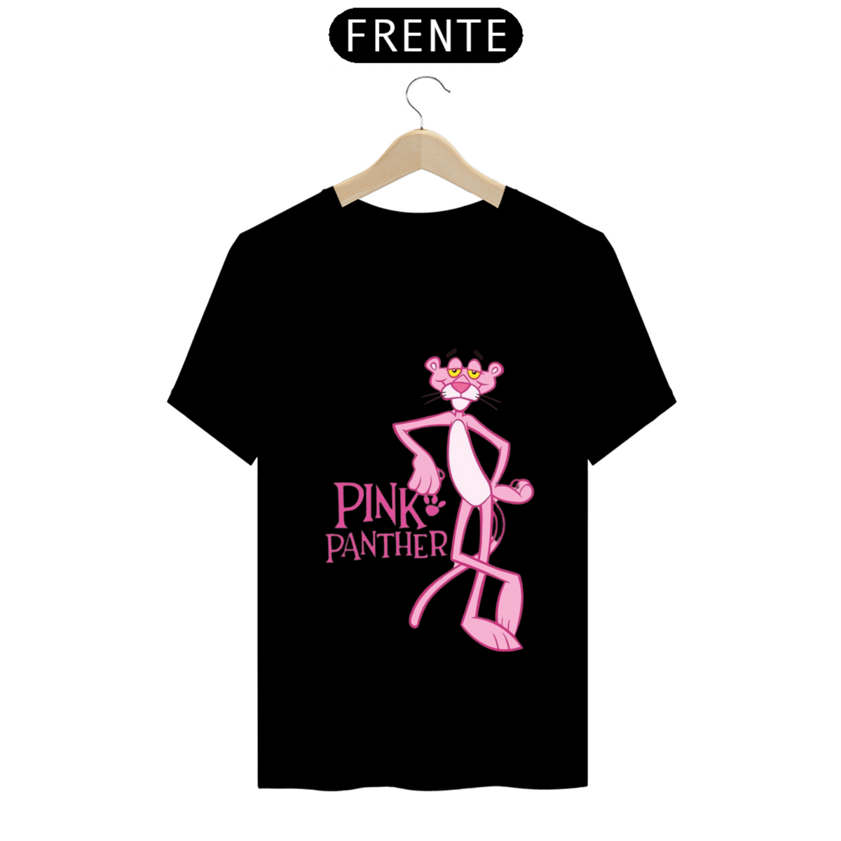 Nome do produto: T-Shirt Prime - Coleção Nostalgia - A Pantera Cor de Rosa