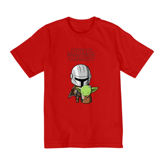 Nome do produtoColeção Star Wars - Camiseta infantil 02 a 08 anos - Yoda e 