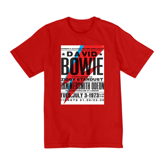 Nome do produtoCamiseta Infantil 02 a 08 anos - Bandas -  David Bowie
