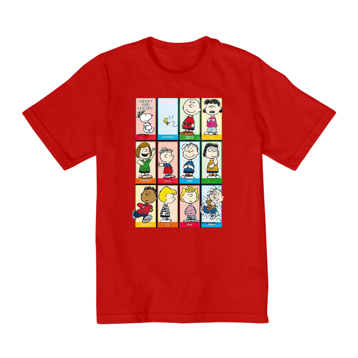 Nome do produto: Camiseta Infantil 10 a 14 anos - Desenhos Animados - Snoopy