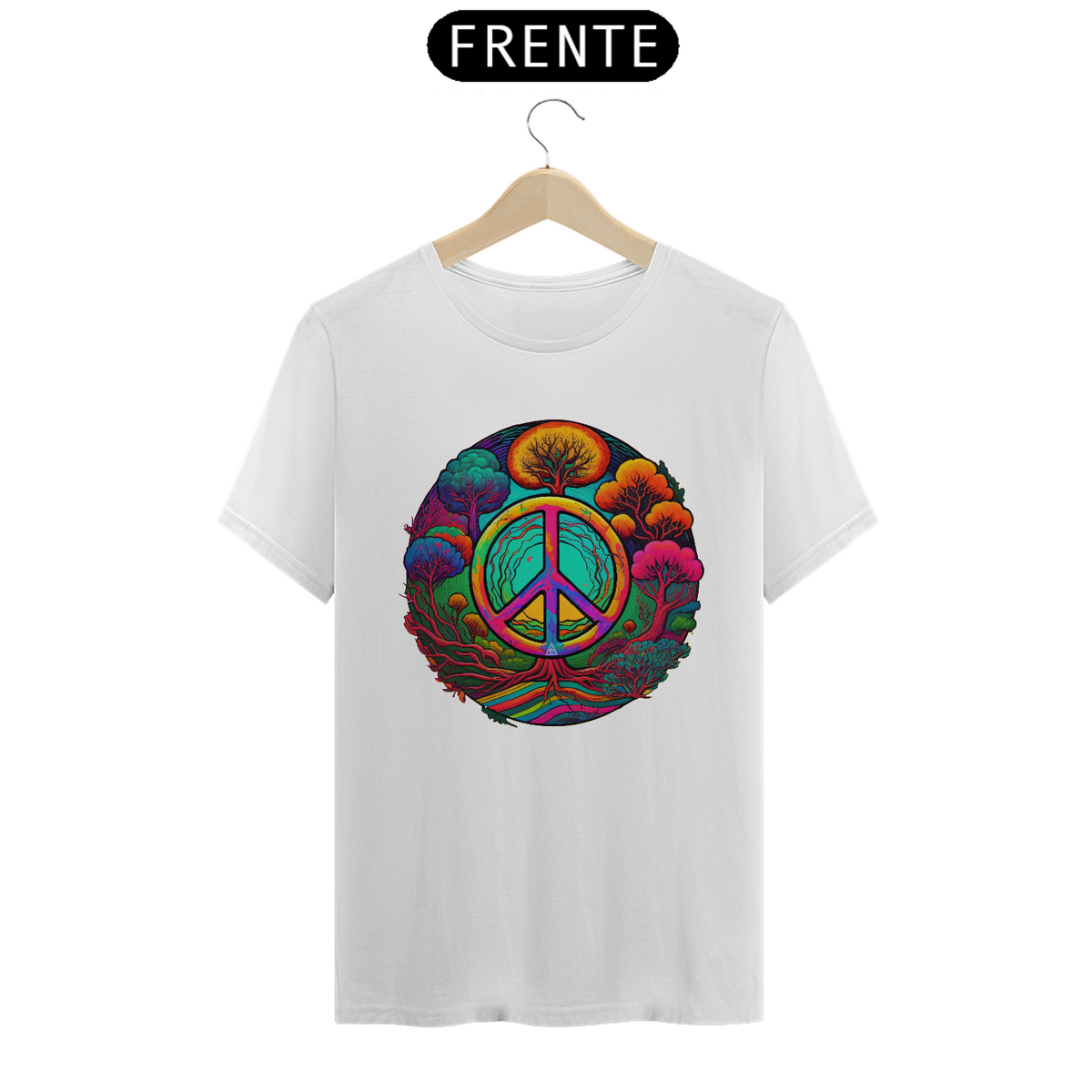 Nome do produto: Camiseta Premium - Psychedelic Peace