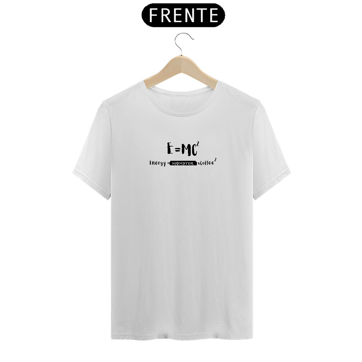 Nome do produto: Camiseta Premium - E=MC^2
