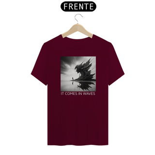 Nome do produtoCamiseta Premium - It Comes in Waves