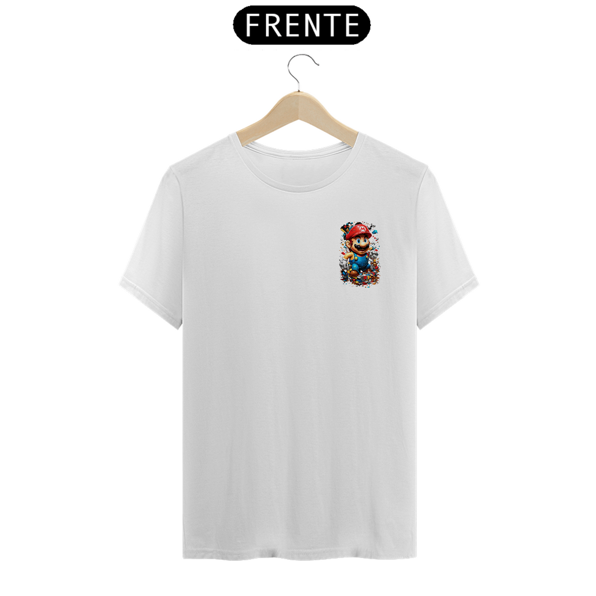 Nome do produto: Camiseta Masculina Super Mario 