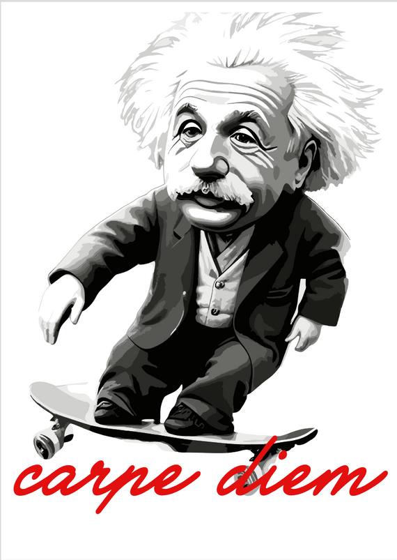 Poster Carpe Dien Einstein