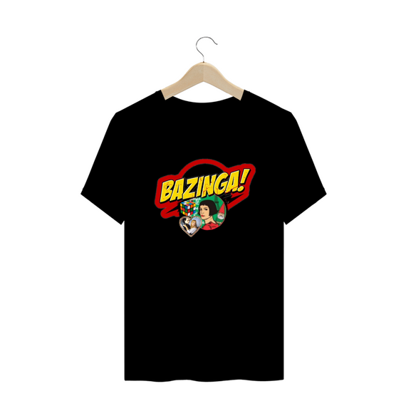 Camiseta pluz size Bazinga Cubo mágico