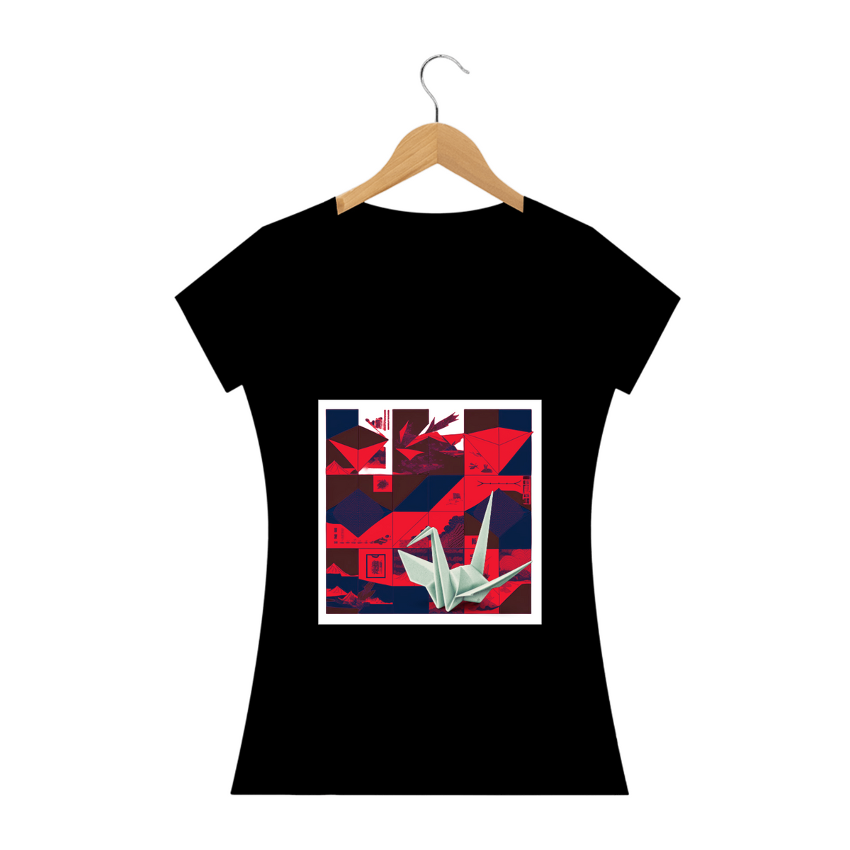 Nome do produto: Camiseta baby long Origami