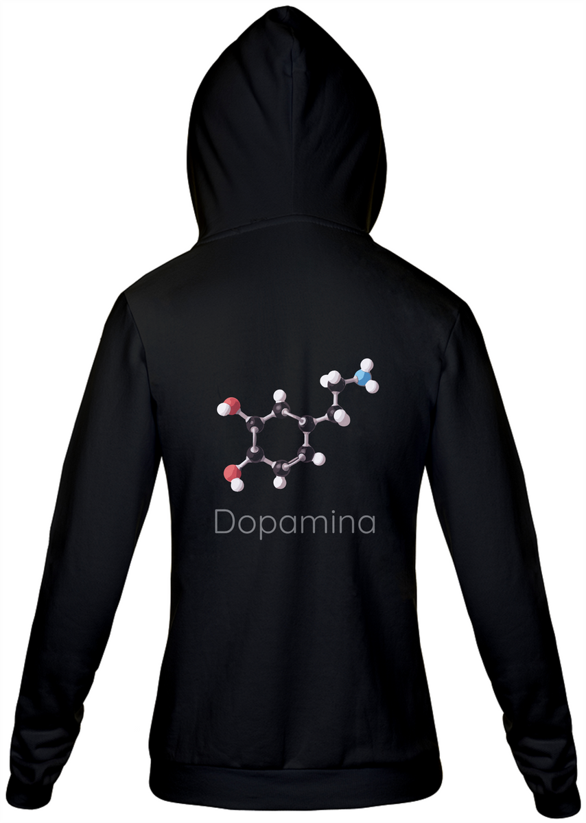 Nome do produto: Moletom com ziper Dopamina
