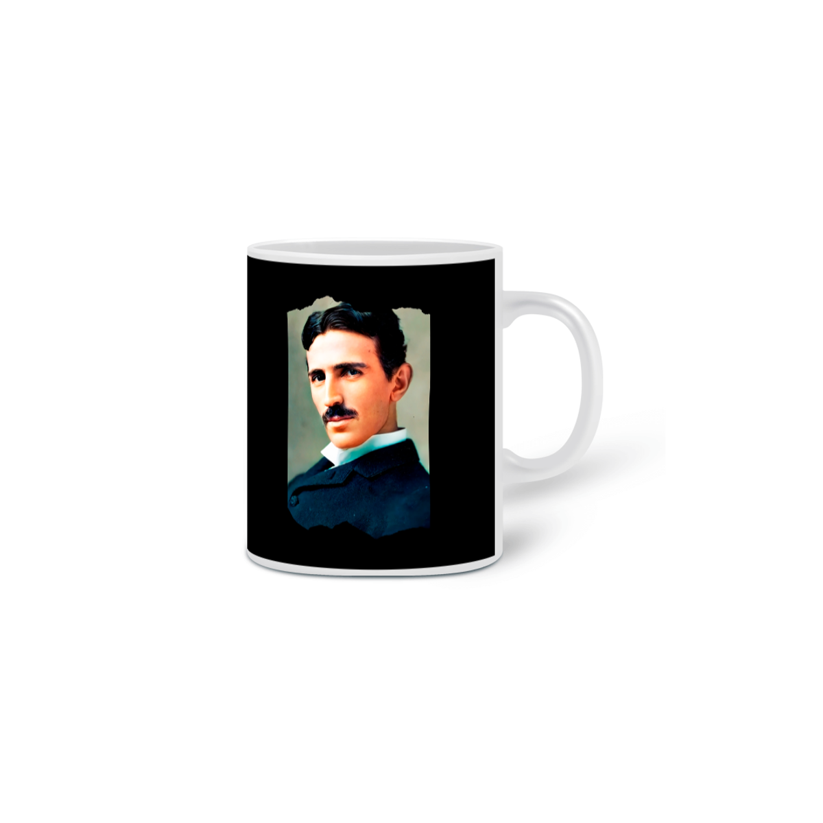 Nome do produto: Caneca Nikola Tesla: O Gênio que Iluminou o Mundo