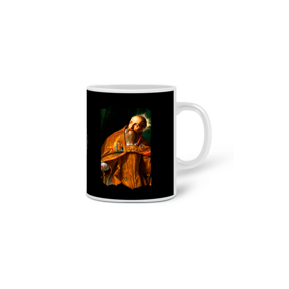 Caneca Santo Agostinho: O Filósofo da Graça