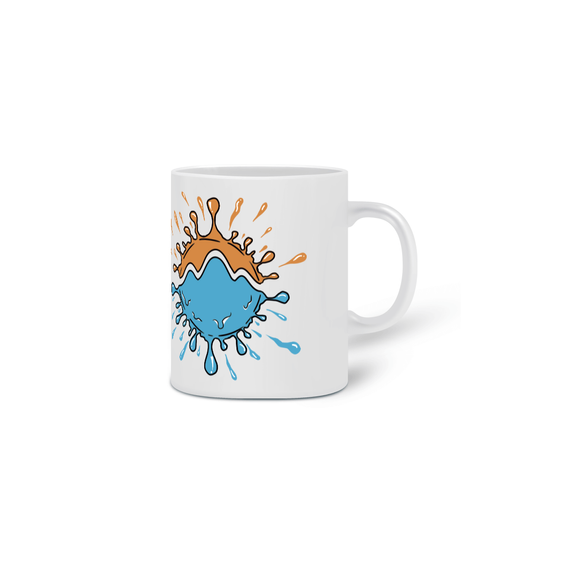 Caneca RNC Splash de tinta