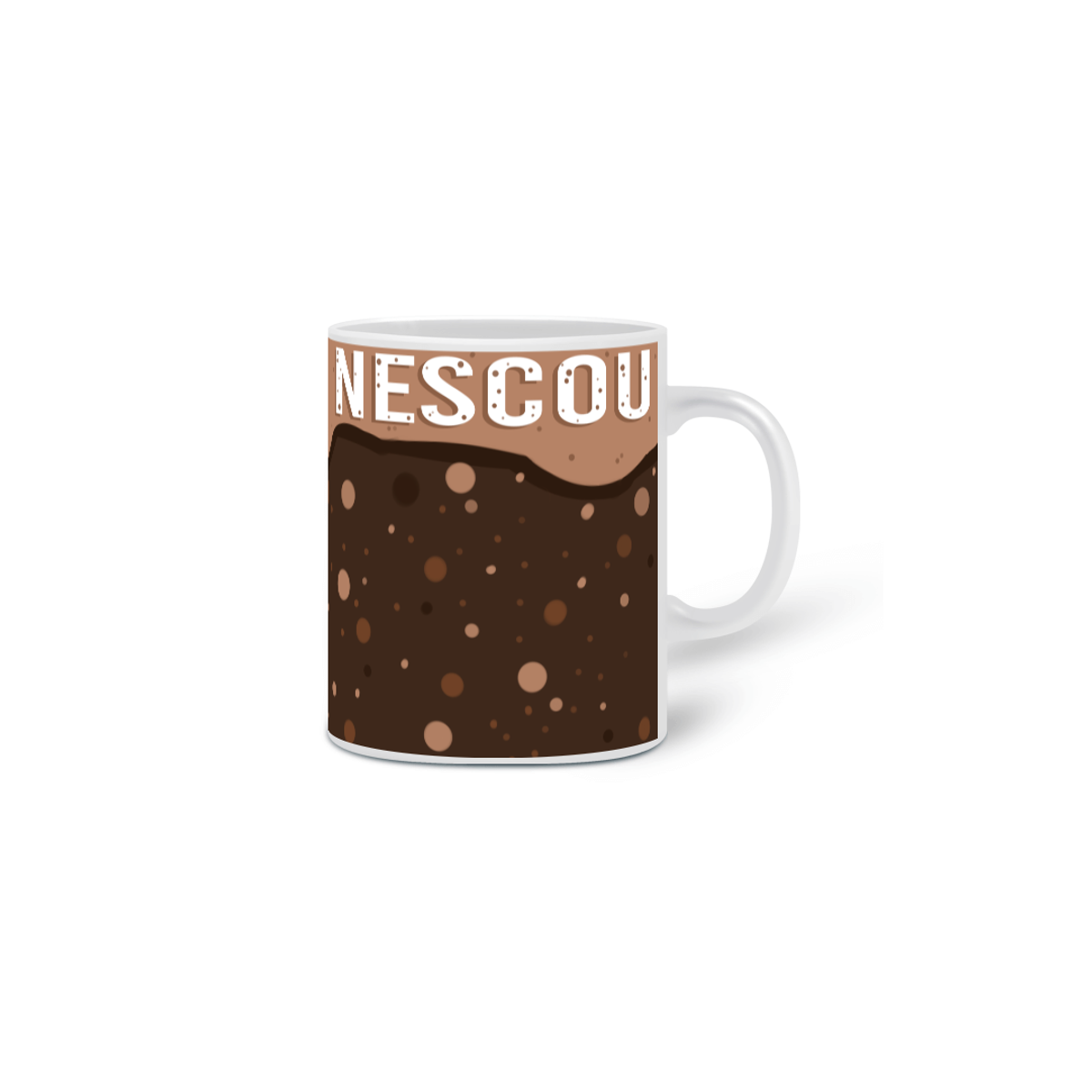 Nome do produto: Caneca ME VE UM NESCOU 