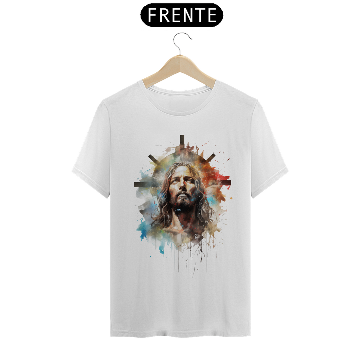 Nome do produto: Camiseta Jesus Cristo Classic  Luz do Sol