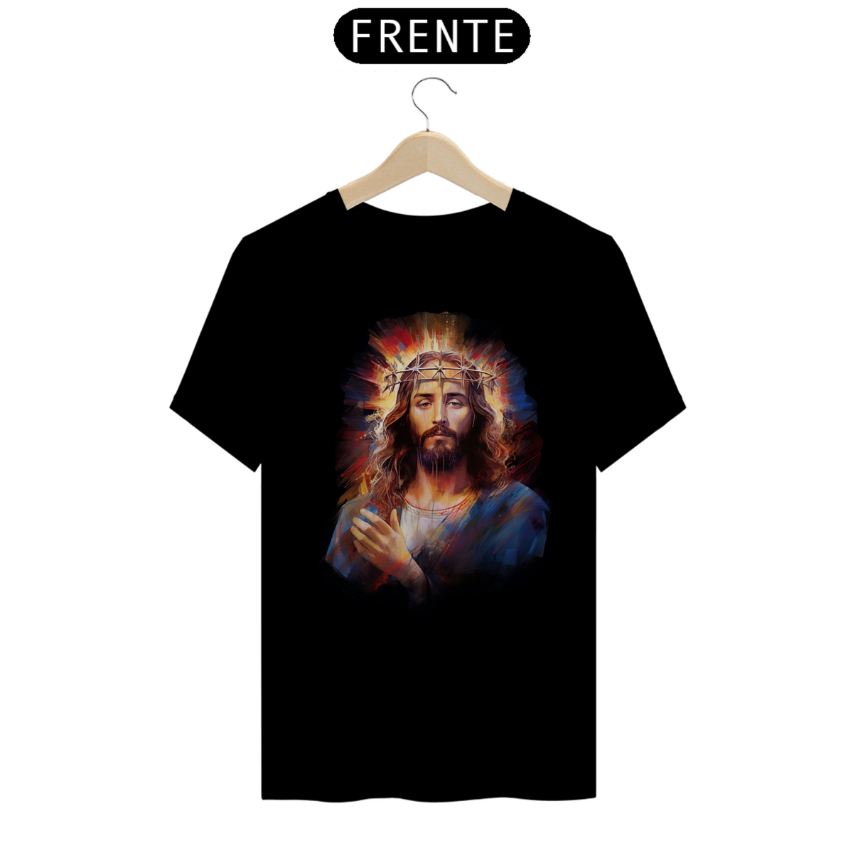 Nome do produto: Camiseta T-Shirt Quality Cristo Rei do Universo
