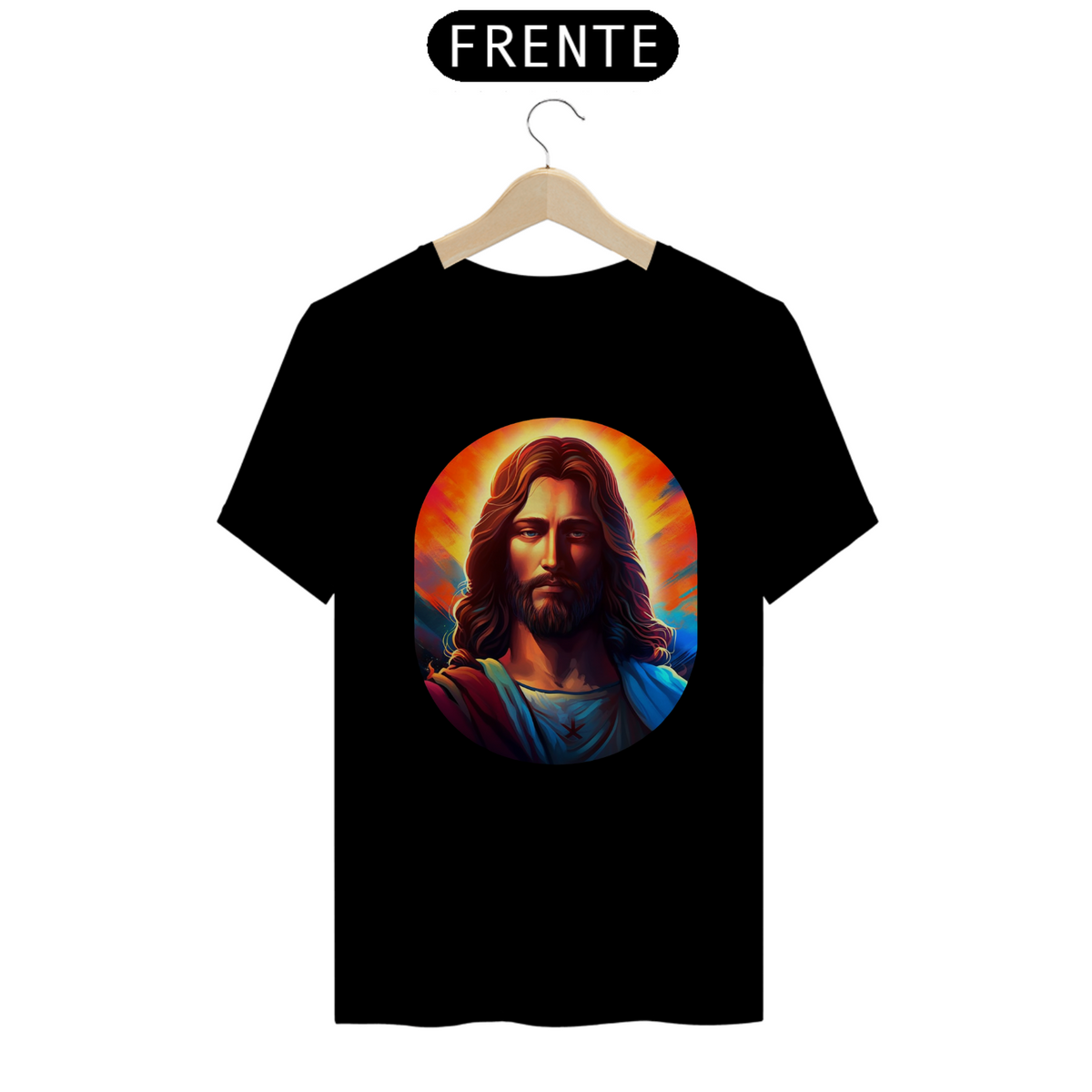 Nome do produto: Camiseta T-Shirt Quality Jesus colors