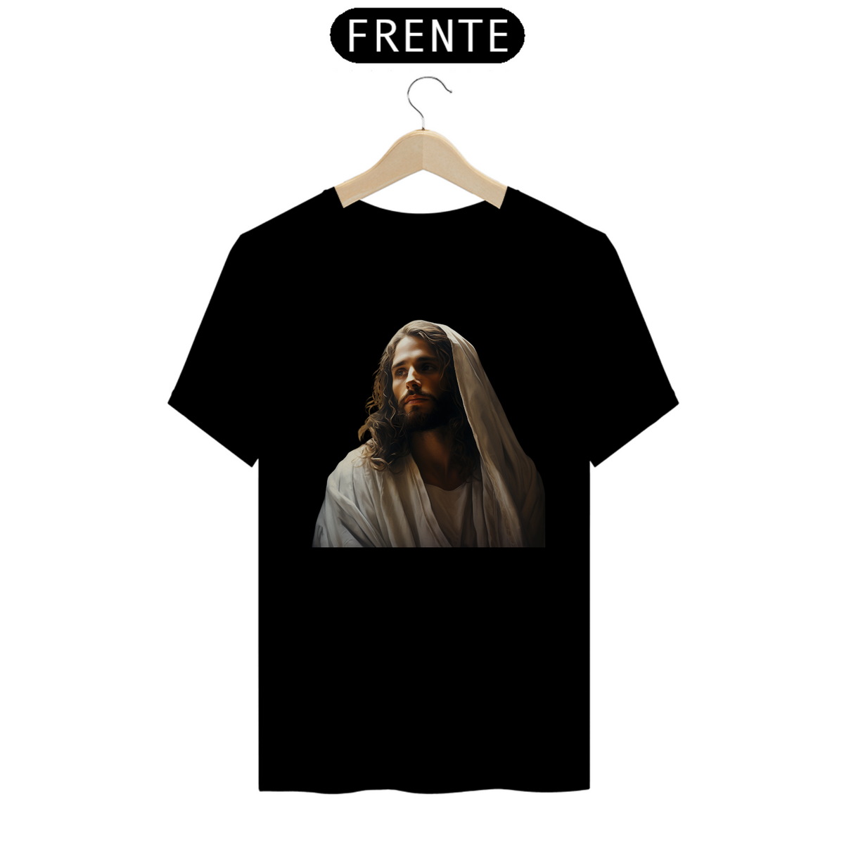 Nome do produto: Camiseta T-Shirt Quality Jesus de manto