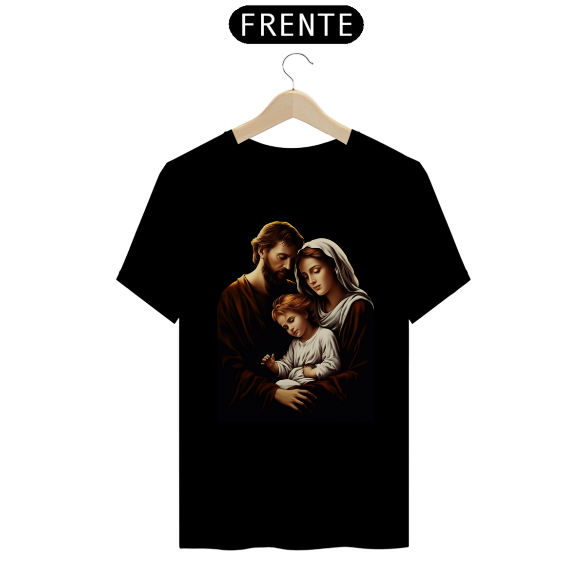 Nome do produto: Camiseta T-Shirt Quality Sagrada Família 2