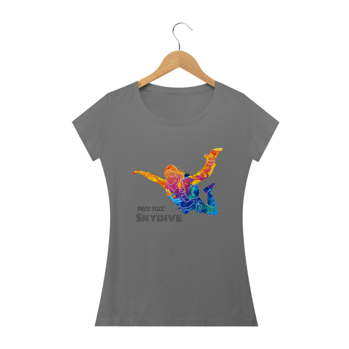 Nome do produto: Camiseta Baby Long Estonada - Free Fall Skydive
