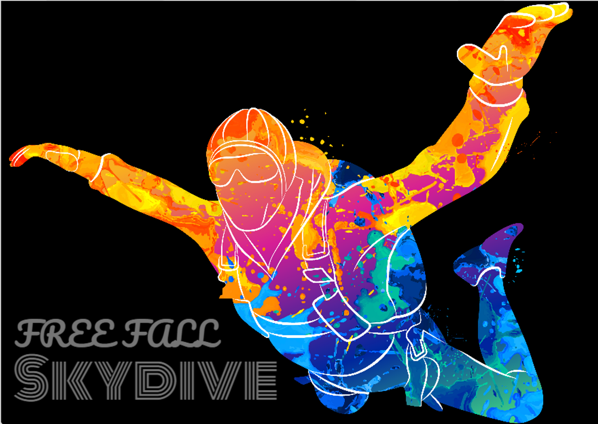 Nome do produto: Poster - Free Fall Skydive