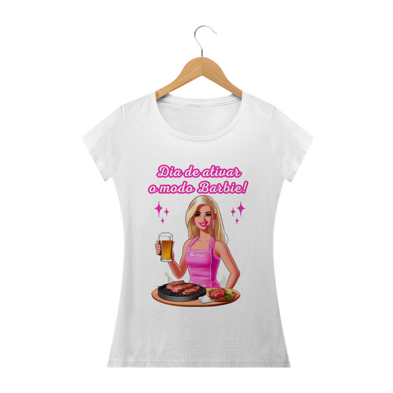 Camiseta Barbie Cervejeira - Modo Barbie