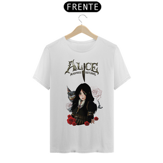 Nome do produtoCAMISETA ALICE MADNESS RETURNS COM GATO CHESHIRE