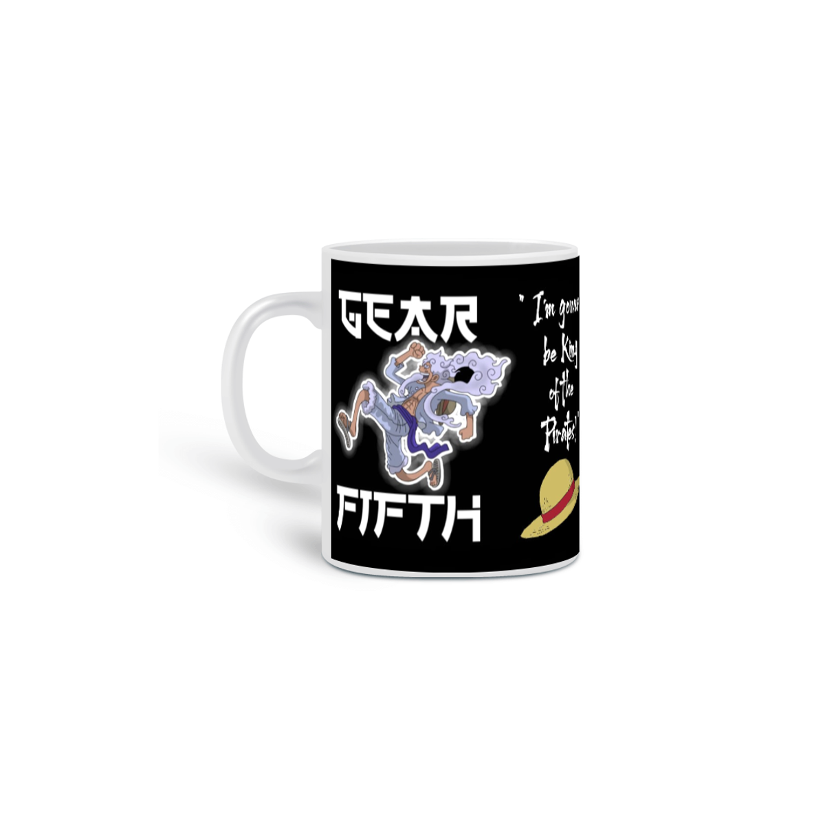 Nome do produto: CANECA LUFFY GEAR FIFTH