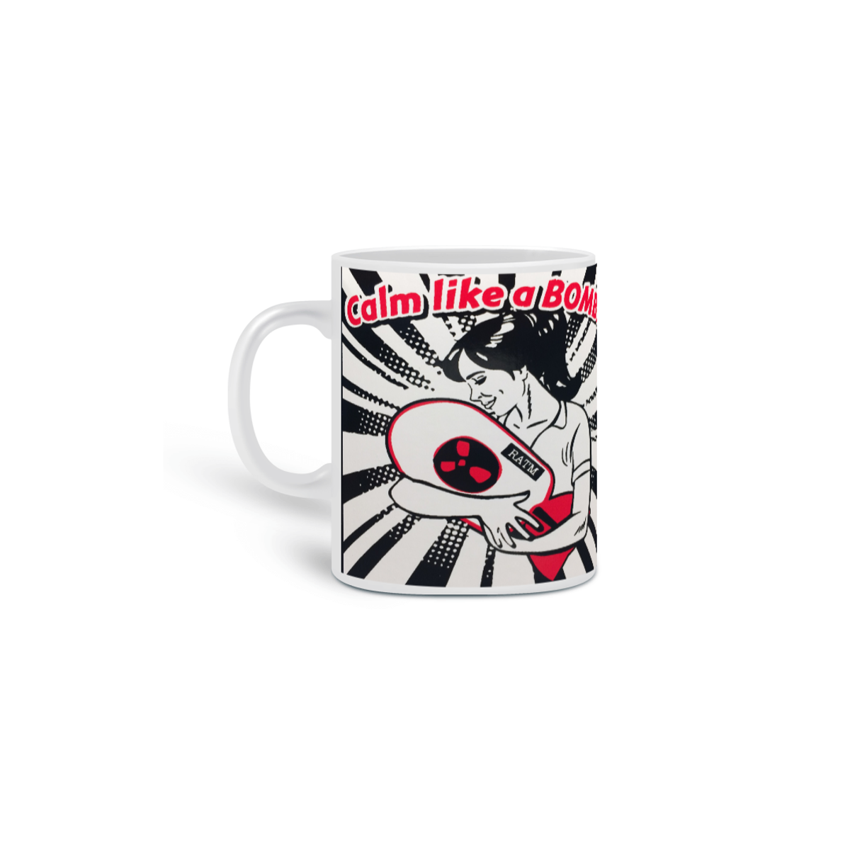 Nome do produto: CANECA CALM LIKE A BOMB RAGE AGAINST THE MACHINE