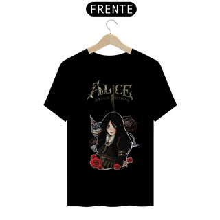 Nome do produtoCAMISETA ALICE MADNESS RETURNS COM GATO CHESHIRE