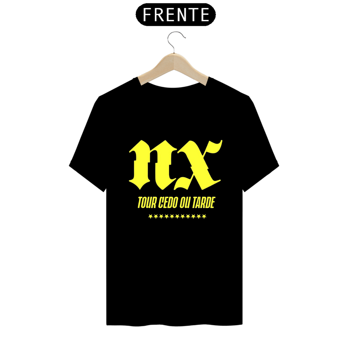 Nome do produto: CAMISETA NX ZERO TOUR CEDO OU TARDE