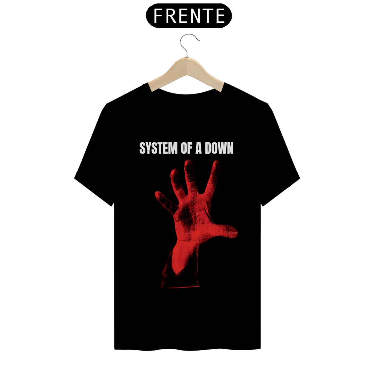 Nome do produto: CAMISETA SYSTEM OF A DOWN PRIMEIRO ALBUM