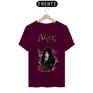 Nome do produtoCAMISETA ALICE MADNESS RETURNS COM GATO CHESHIRE