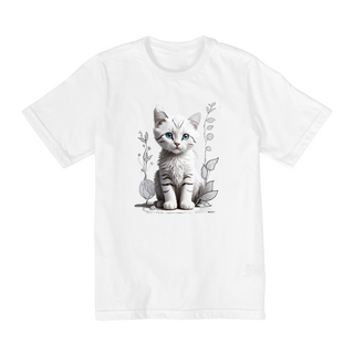 CAMISETA INFANTIL GATINHO - ALL BITTEN