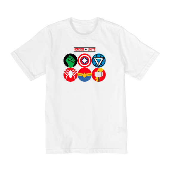 CAMISETA INFANTIL (10 A 14) HEROES - ALL BITTEN