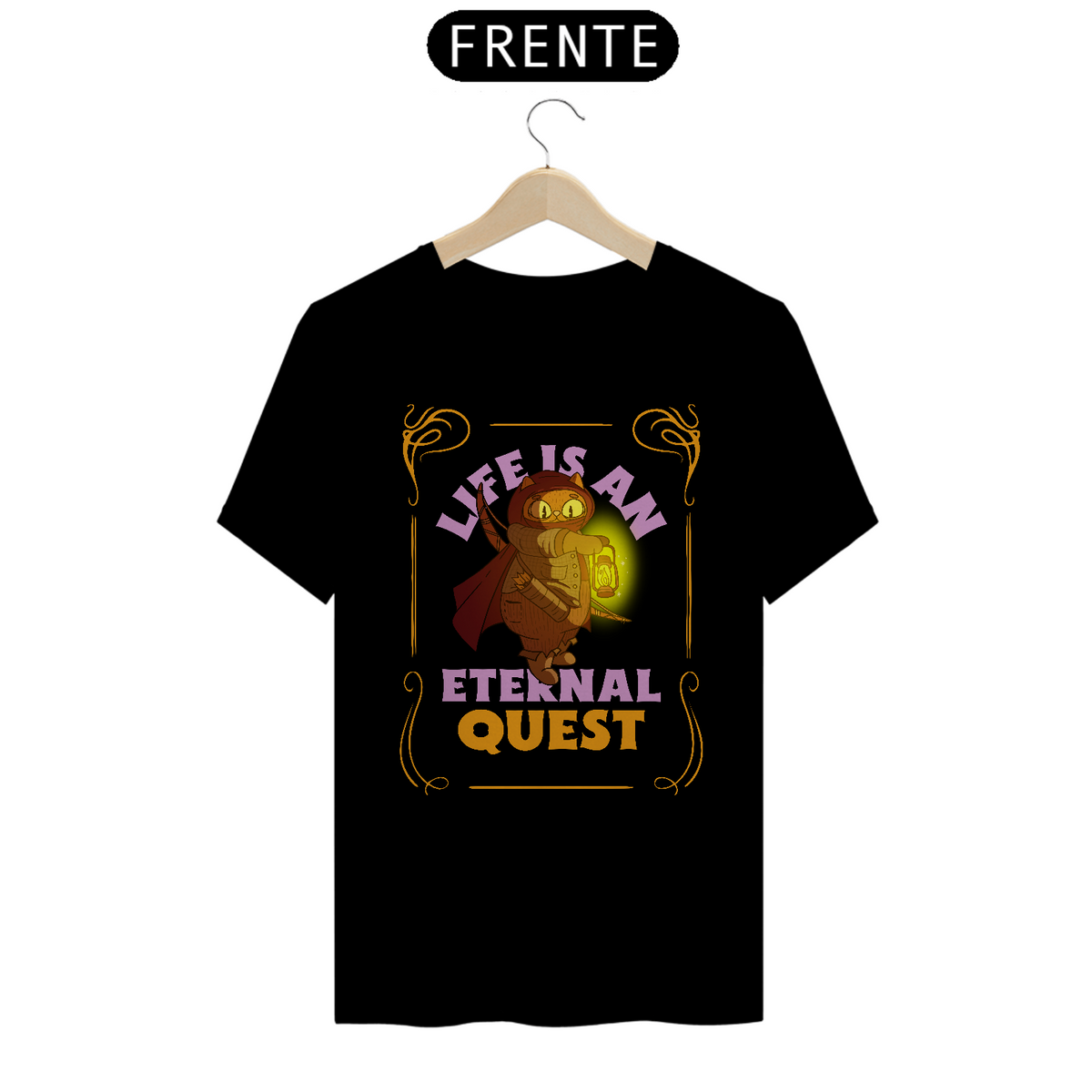 Nome do produto: T-SHIRT ETERNAL QUEST - ALL BITTEN