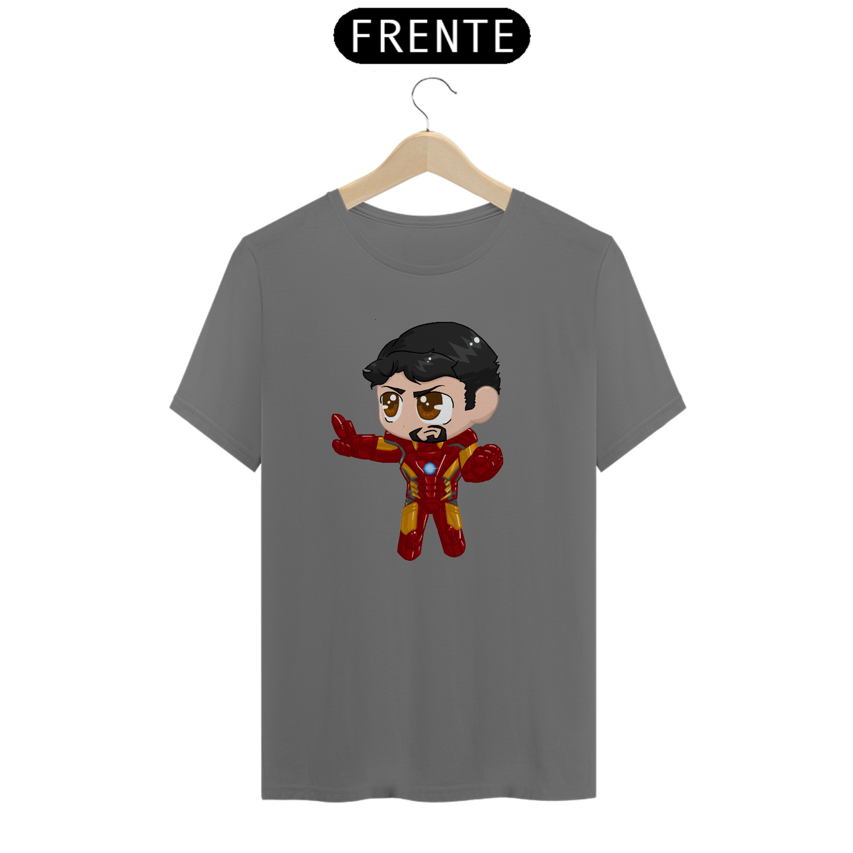 Nome do produto: Camiseta Cute Homem de Ferro
