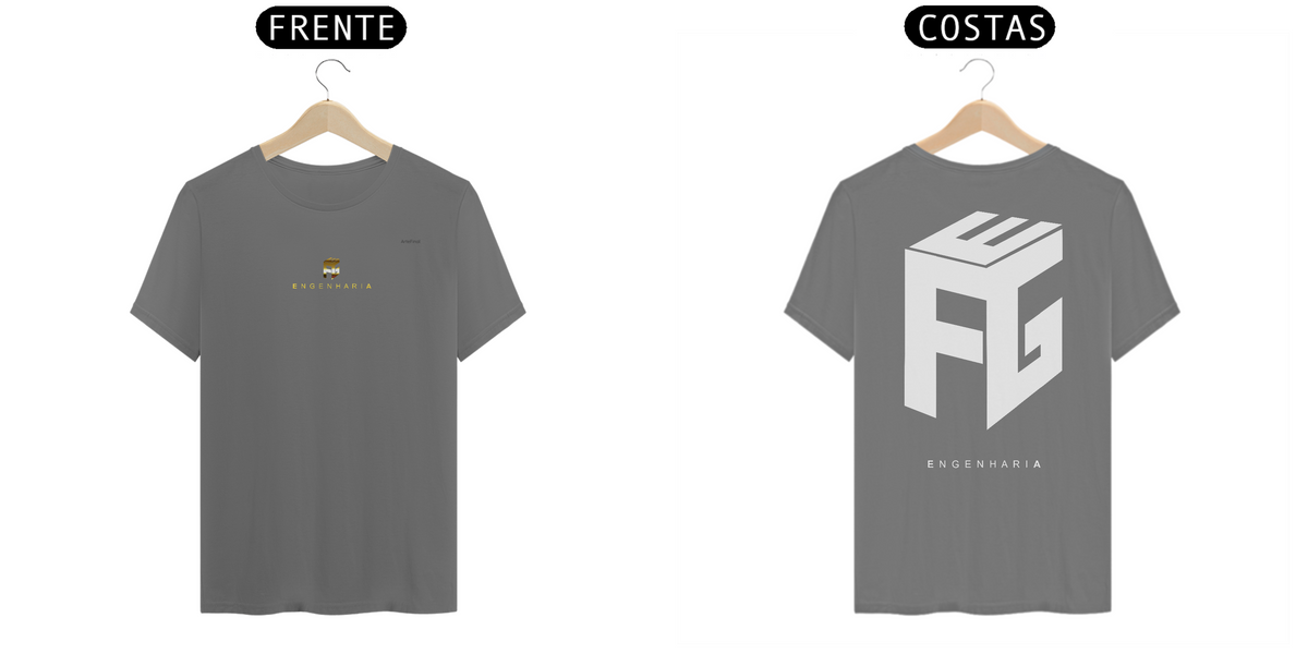 Nome do produto: Camisa Estonada Frente / Costa - FGE ENGENHARIA