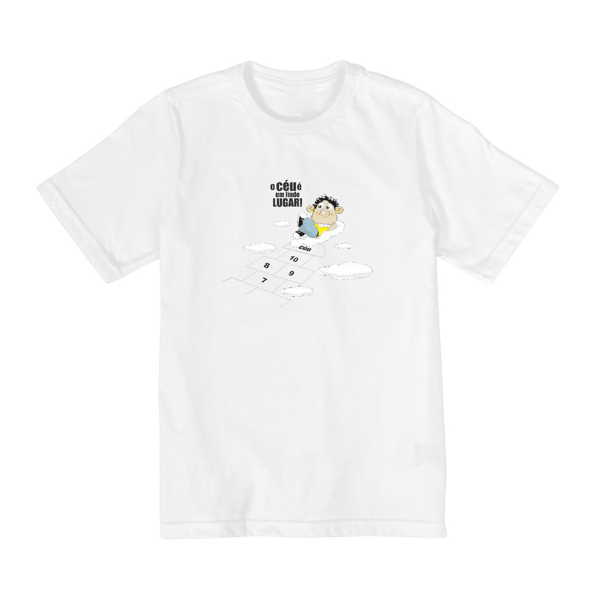 Nome do produto: Camisa linha QUALITY Infantil (2 à 8) : Ozé e o lindo céu