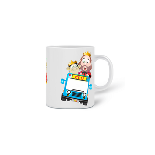 Nome do produtoCaneca Ozé e Família : Ônibus do Céu