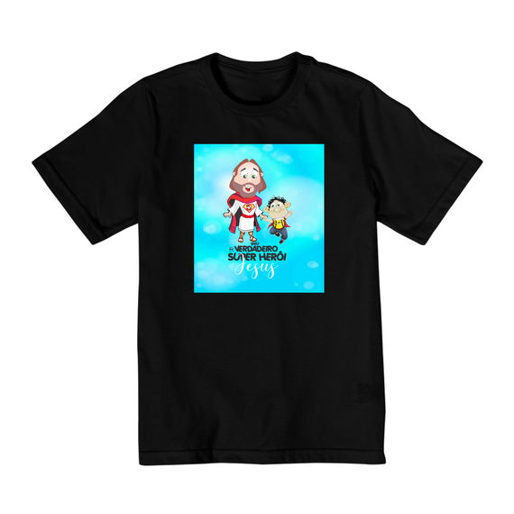 Camisa Infantil QUALITY Ozé Jesus Super Heroi