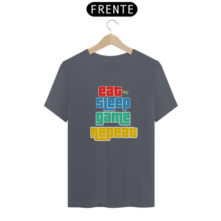 Nome do produtocamiseta geek gamer GTA eat,sleeo,game,repeat