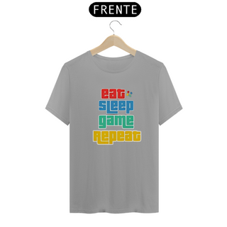 Nome do produtocamiseta geek gamer GTA eat,sleeo,game,repeat