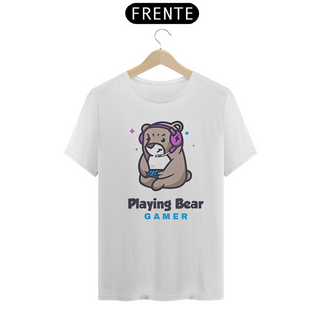 Nome do produtocamiseta geek gamer urso gamer