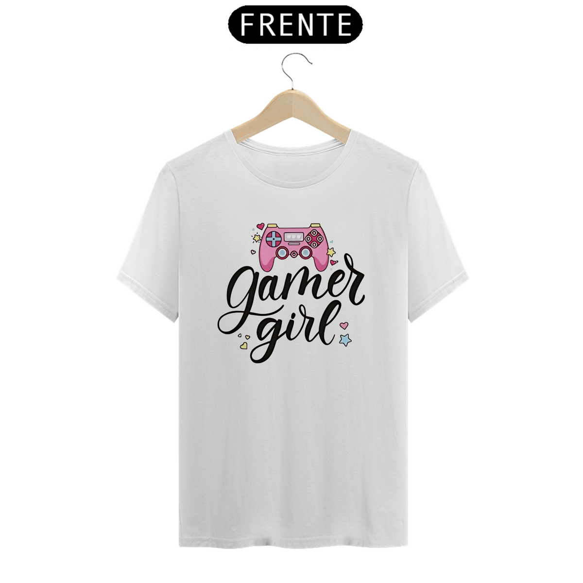 Nome do produto: Camiseta Gamer Feminina