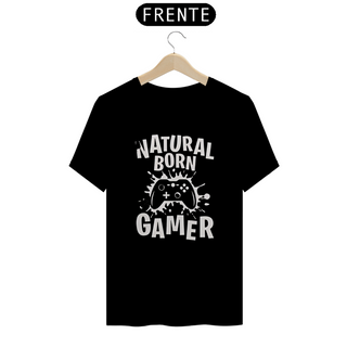 Nome do produtoCamiseta geek natural born gamer