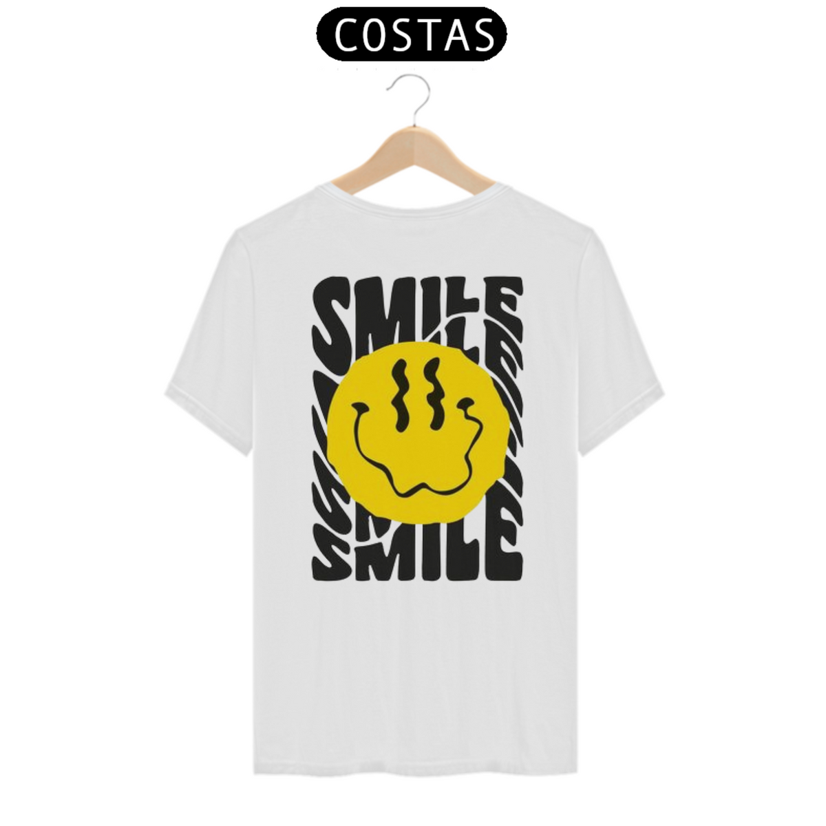 Nome do produto: Camiseta Unissex Smile