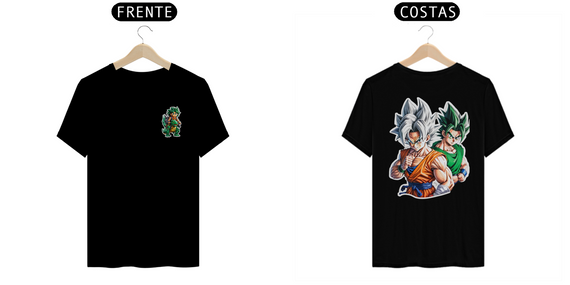 Camiseta Unissex Goku e Gohan 