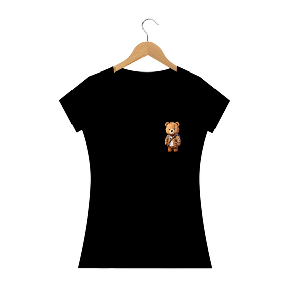 Camiseta Feminina Baby Urso 