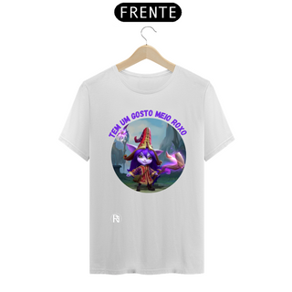 Nome do produtoCamiseta Lulu - Tem um gosto meio roxo