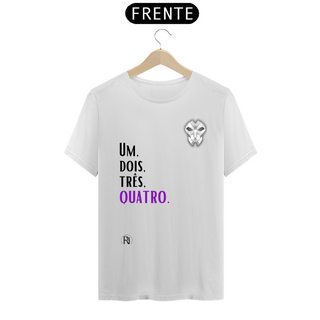 Nome do produtoCamiseta Jhin Branca - Um, Dois, Três, Quatro.